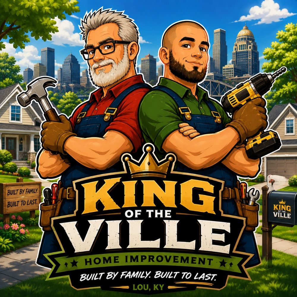 King of the Ville Home Improvement team logo